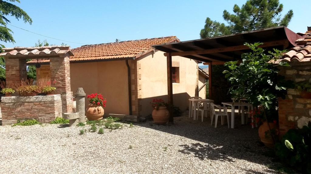 B&B Le Logge Di Sopra Asciano Bagian luar foto
